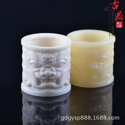 牦牛骨扳指 傳統(tǒng)雕刻工藝與文化傳承的結(jié)晶